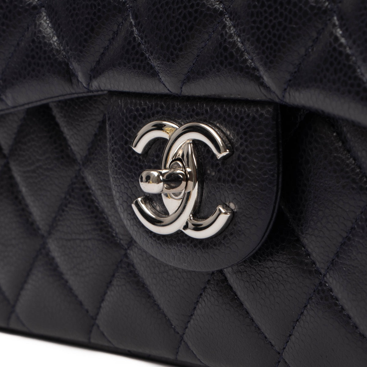 Shop 100% authentic second-hand Chanel Blue Classic Flap Bag on Labellov.com