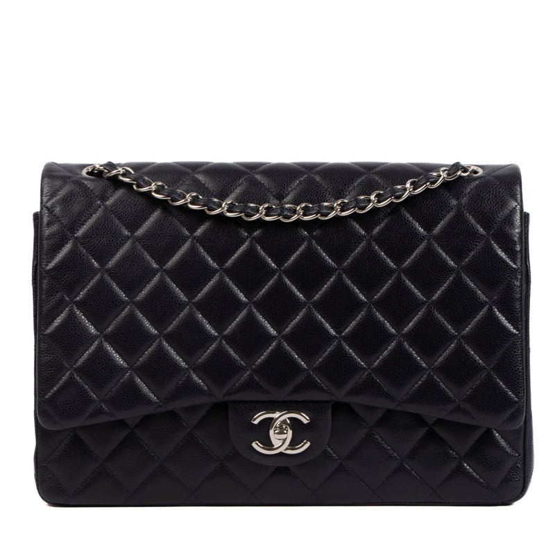 Shop 100% authentic second-hand Chanel Blue Classic Flap Bag on Labellov.com