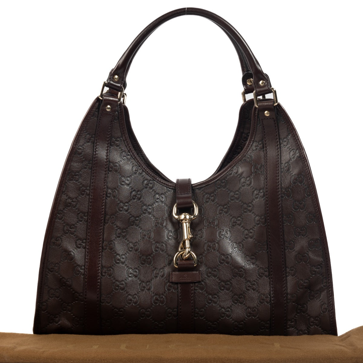 Shop 100% authentic second-hand Gucci Brown Shoulder Bag on Labellov.com