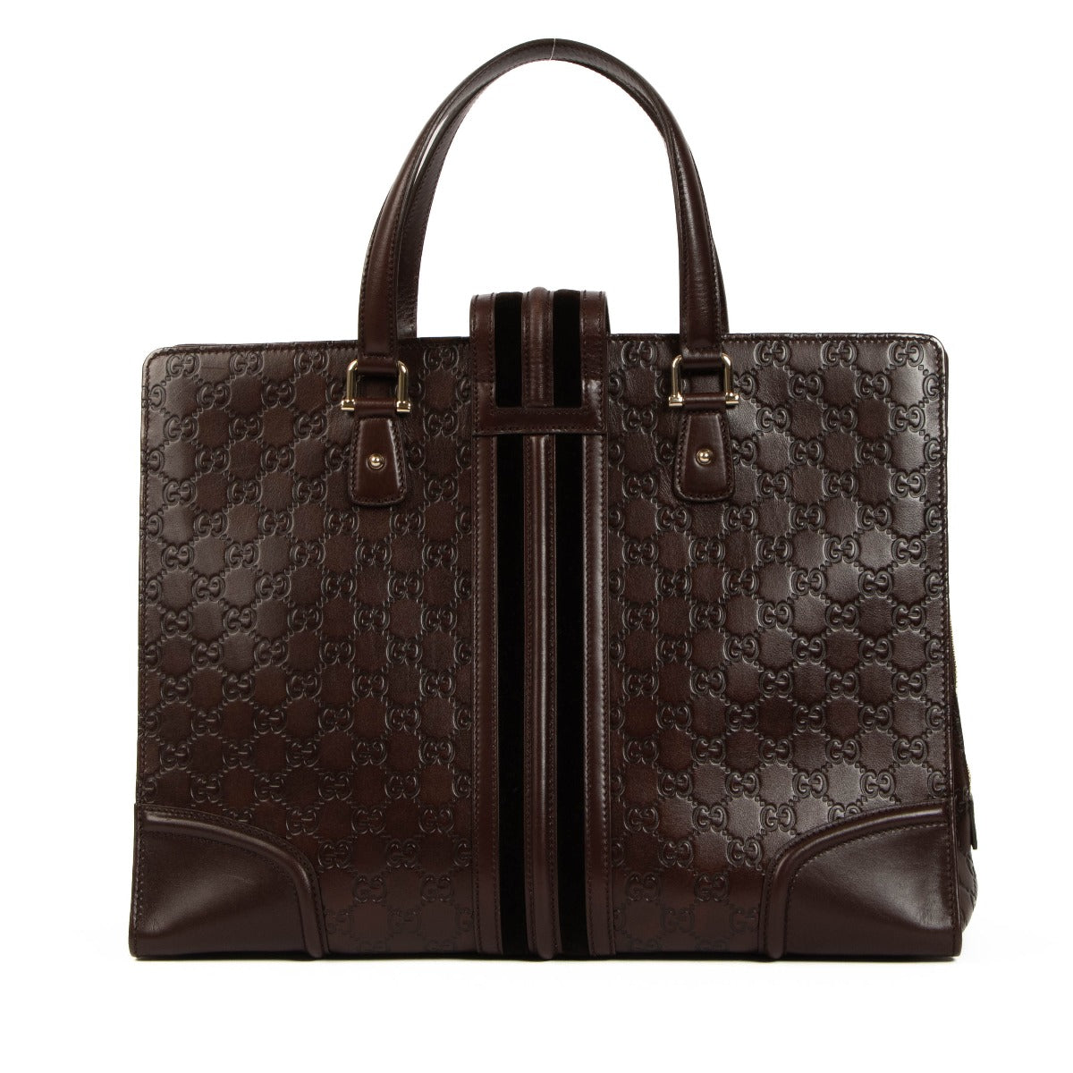 Gucci Brown Guccissima Treasure Large Tote Bag