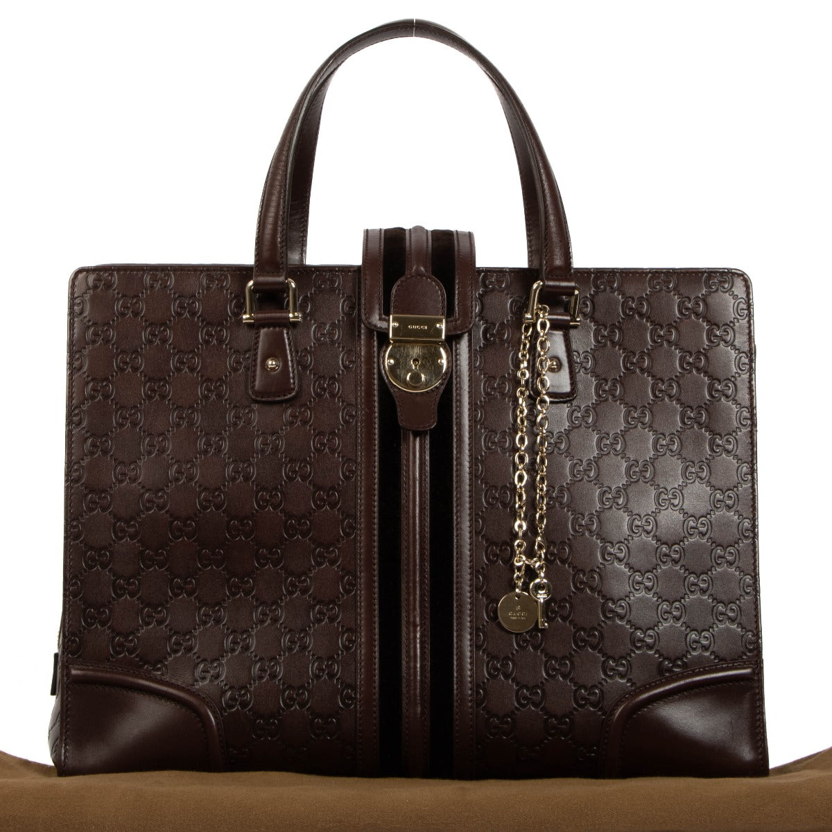 Gucci Brown Guccissima Tote Bag