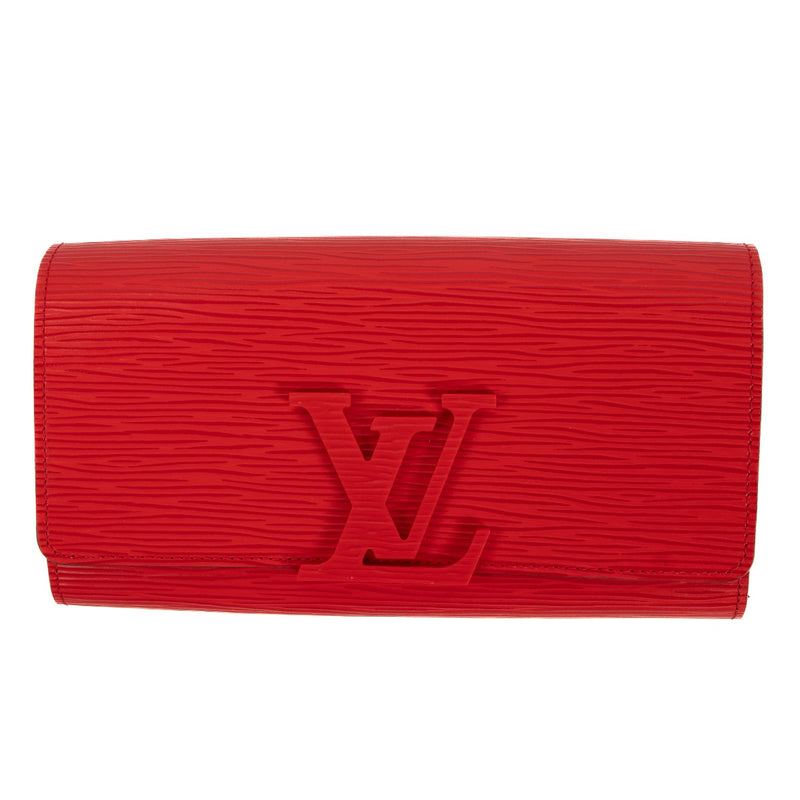 Louis Vuitton Red Epi Leather Louise Wallet