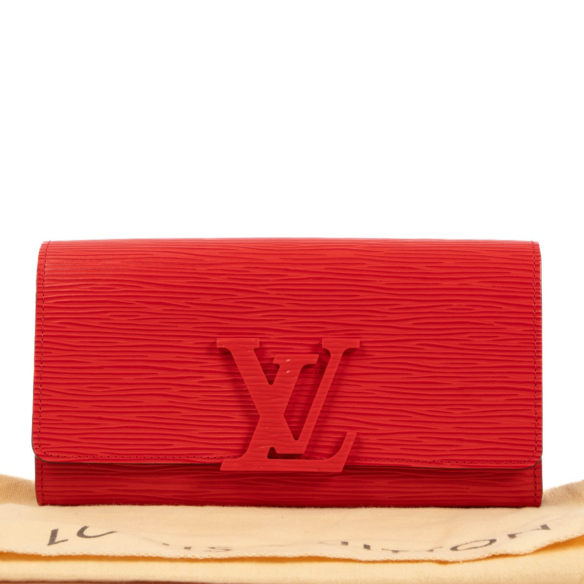 Louis Vuitton Red Epi Leather Louise Wallet
