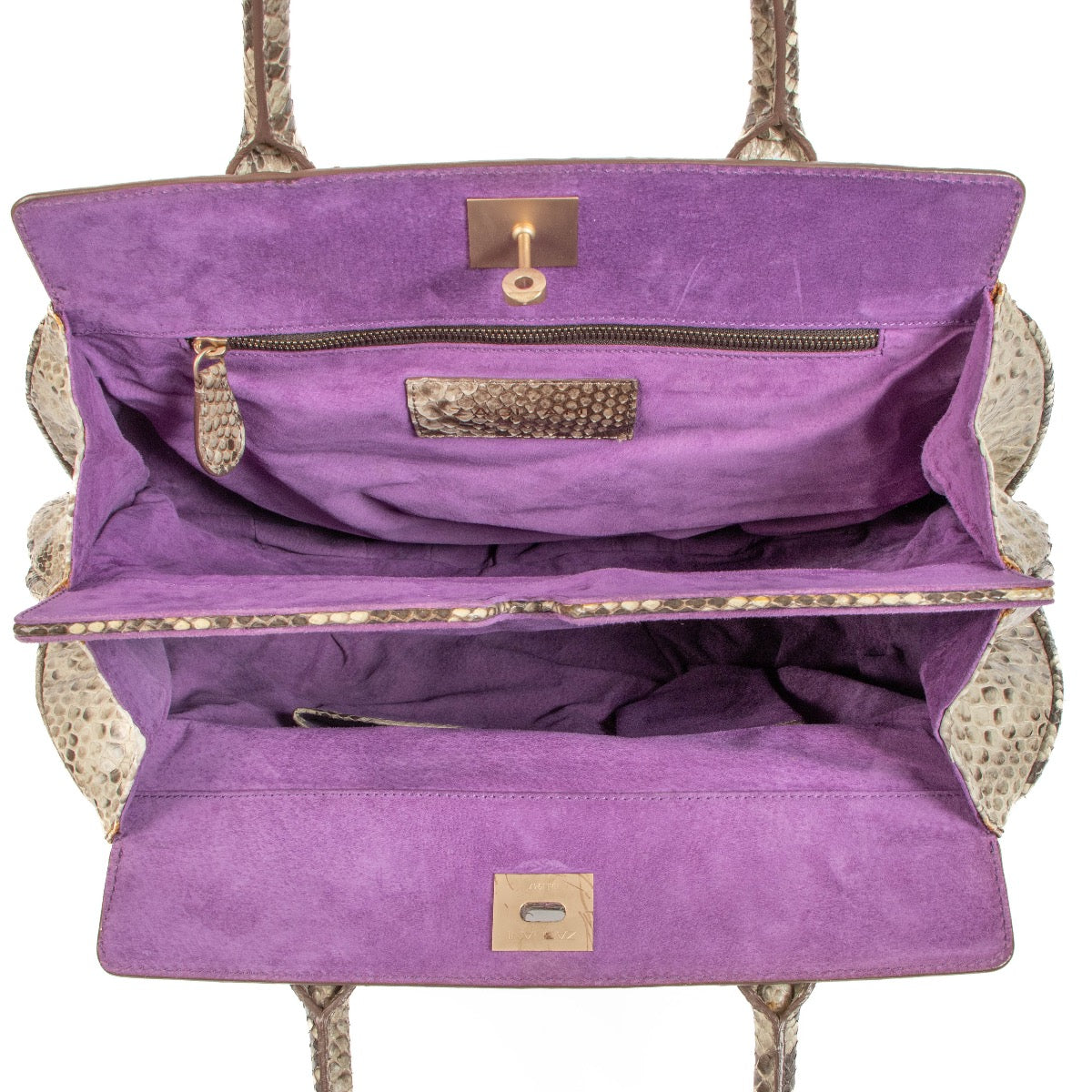 shop 100% authentic second hand Zagliani Python Large Puffy Bag on Labellov.com