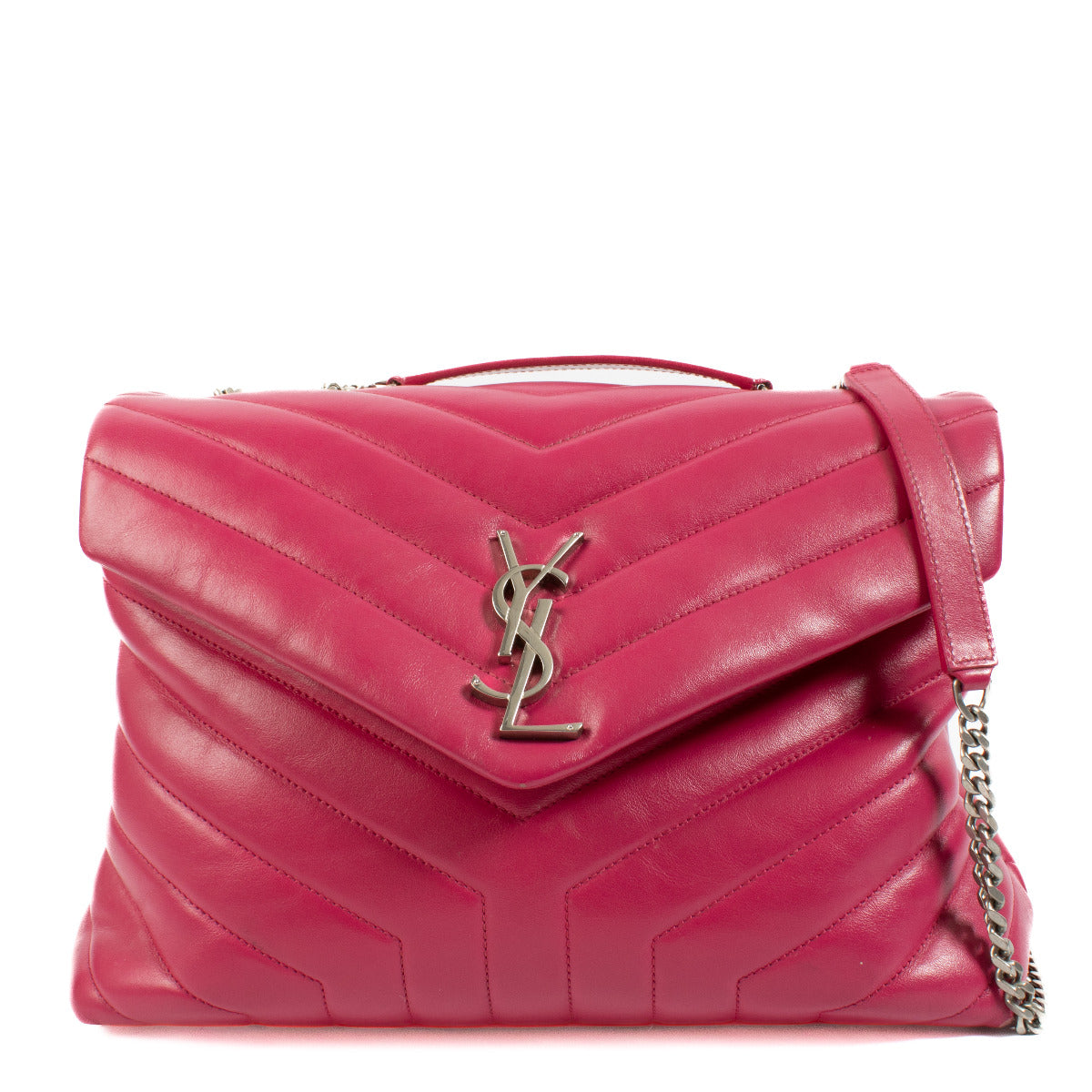 Saint Laurent Fuchsia Loulou Bag