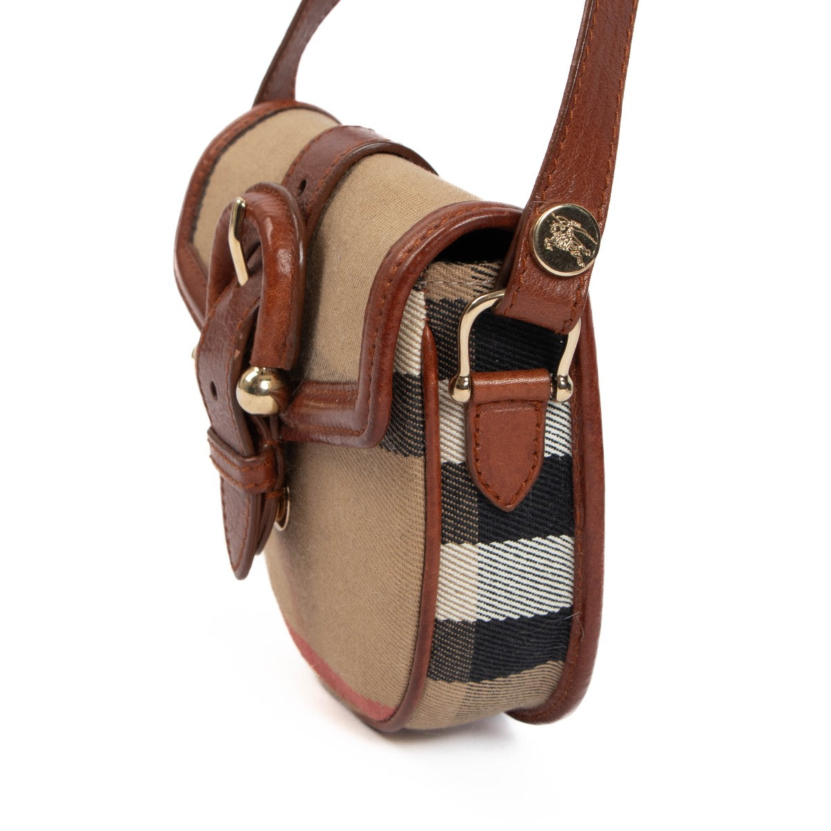 Shop 100% authentic second-hand Burberry Check Mini Crossbody Bag on Labellov.com