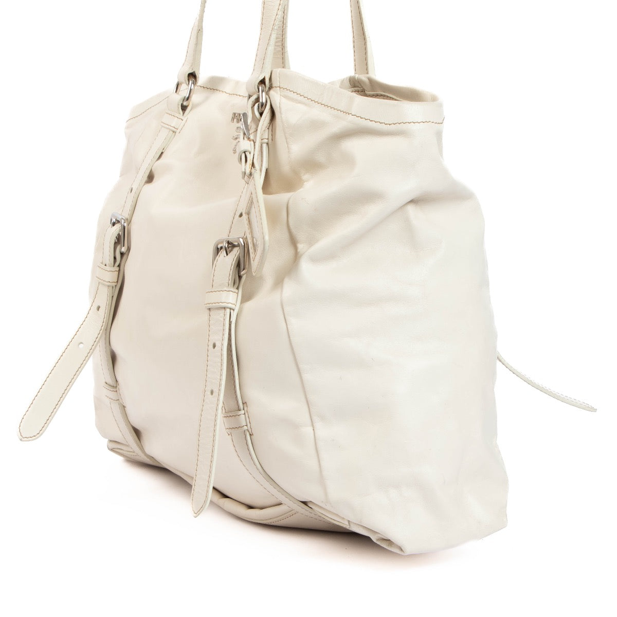 Prada White Shoulder Bag