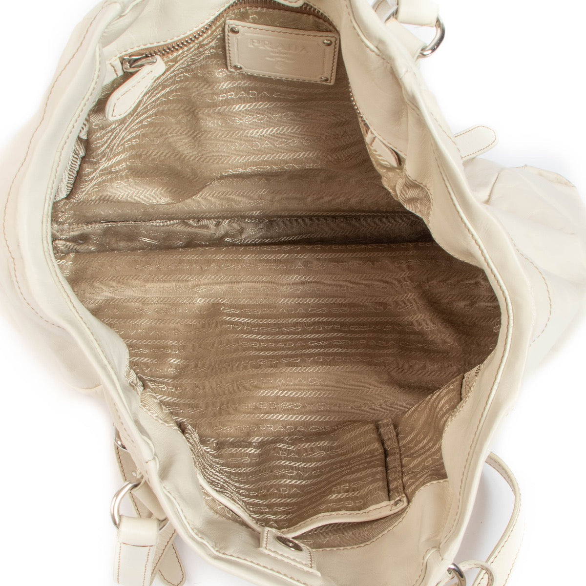 Prada White Shoulder Bag