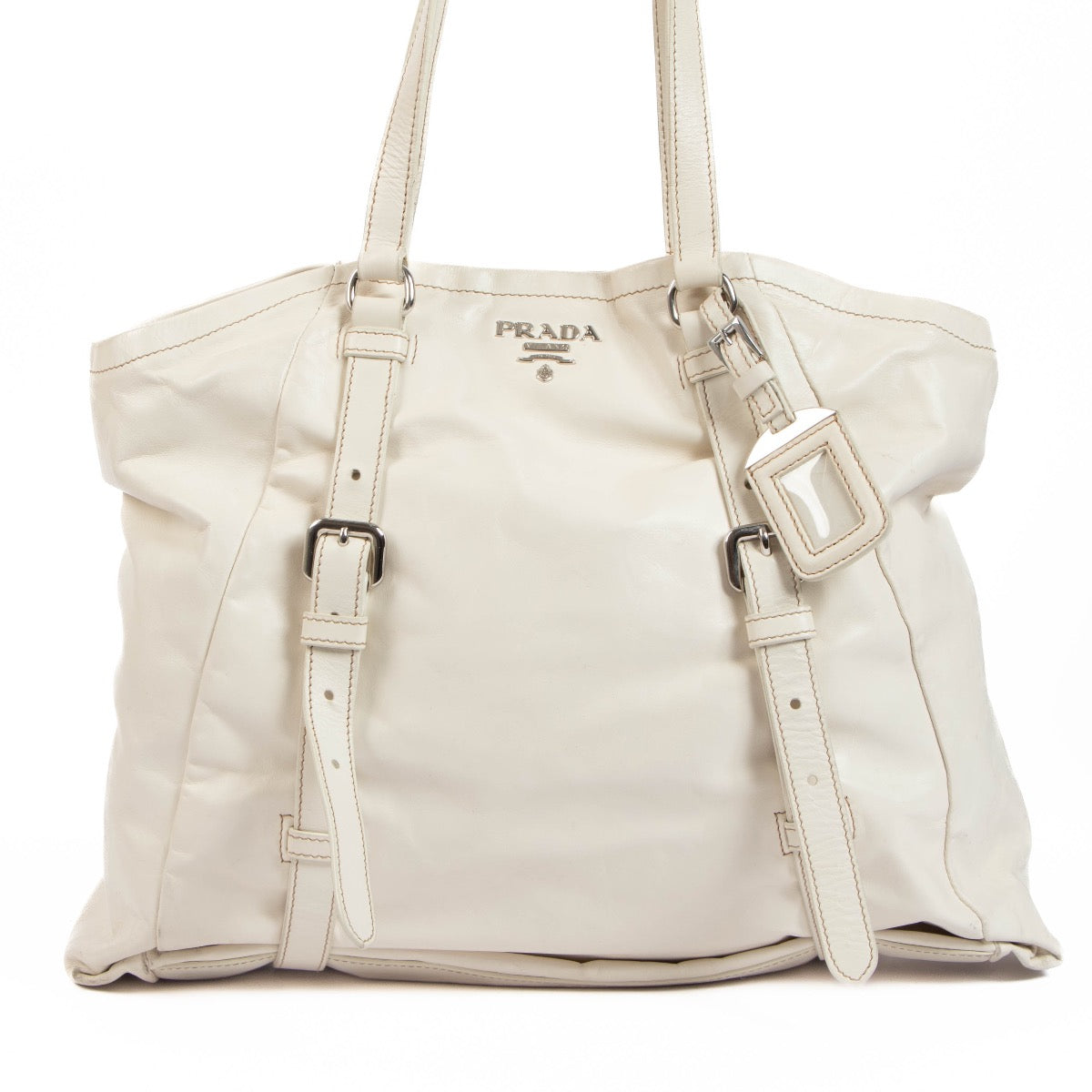 Prada White Shoulder Bag