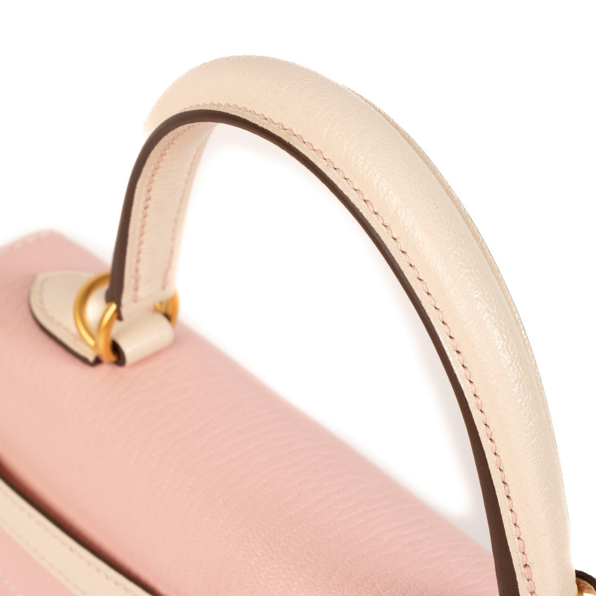 Hermès HSS Kelly 25 Rose Sakura/Nata Chèvre Mysore BGHW