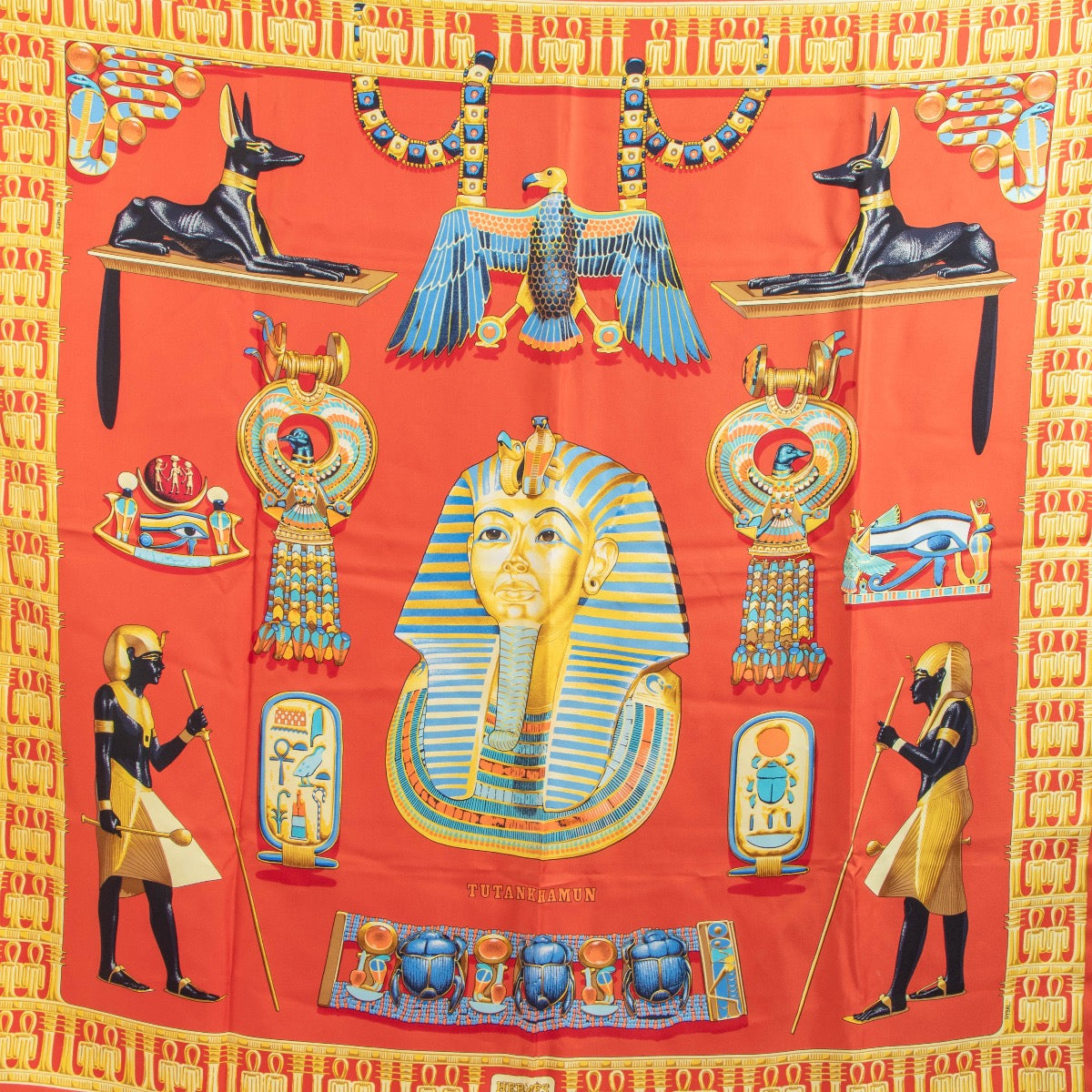 Shop 100% authentic second-hand Hermès Tutankhamon Scarf on Labellov.com