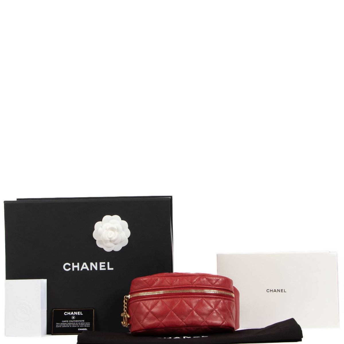 shop 100% authentic second hand Chanel Red Belt Bag on Labellov.com