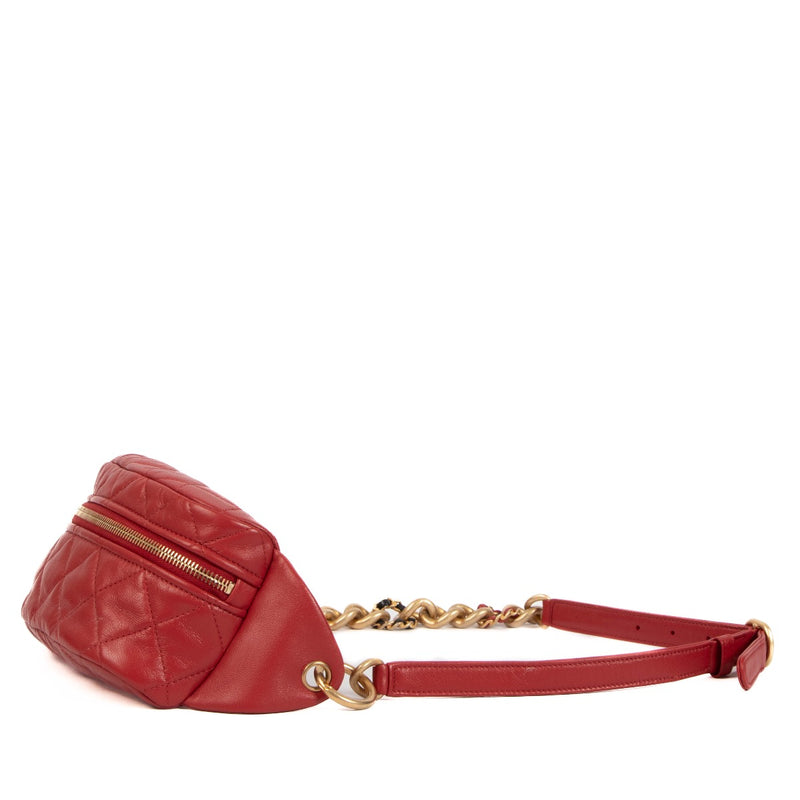 shop 100% authentic second hand Chanel Red Belt Bag on Labellov.com