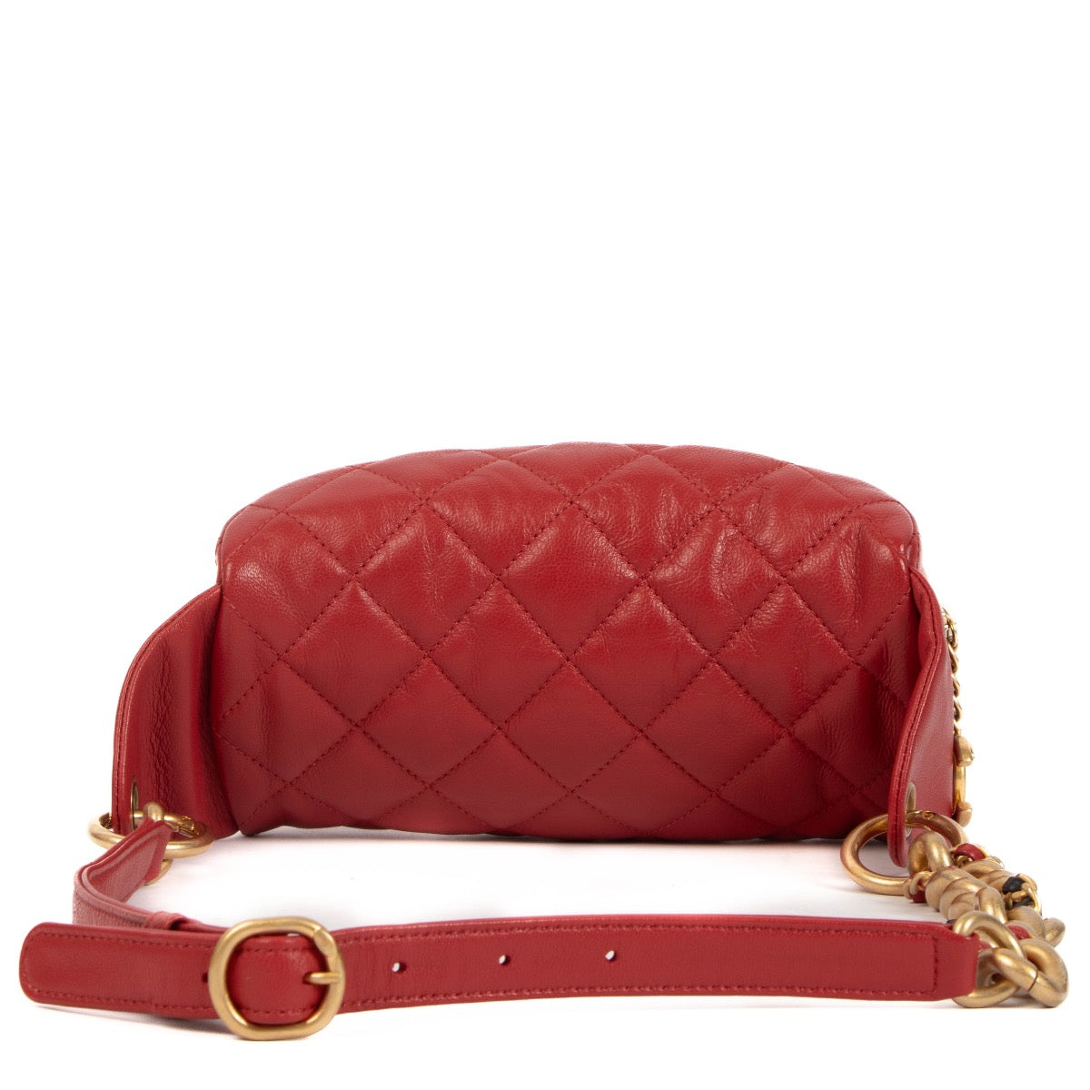 shop 100% authentic second hand Chanel Red Belt Bag on Labellov.com