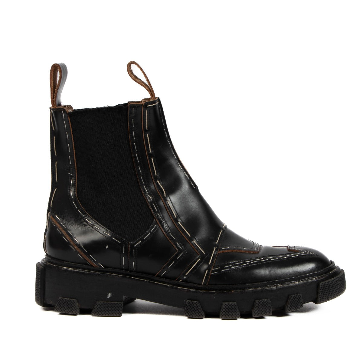 Balenciaga Topstitch Chelsea Boots