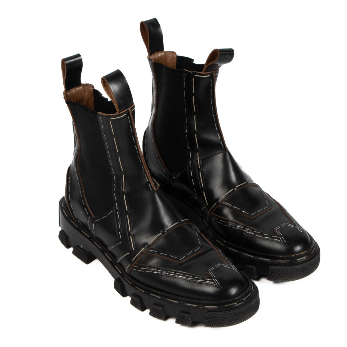 Balenciaga Topstitch Chelsea Boots