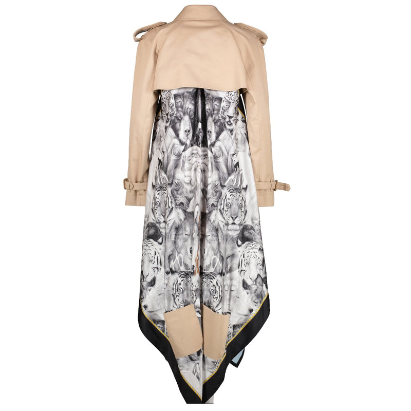 Burberry Beige Silk Scarf Trench Coat, Burberry Trench Coat, Burberry Beige Trench Coat, Burberry Silk Scarf, Burberry London, Burberry coat, Burberry fashion, Fashion, Designer, Antwerp, Knokke, Brussels, Labellov Knokke, Labellov Antwerp, Labellov Bruss