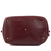 Shop 100% authentic second-hand Cartier Burgundy Leather Travel Bag on Labellov.com