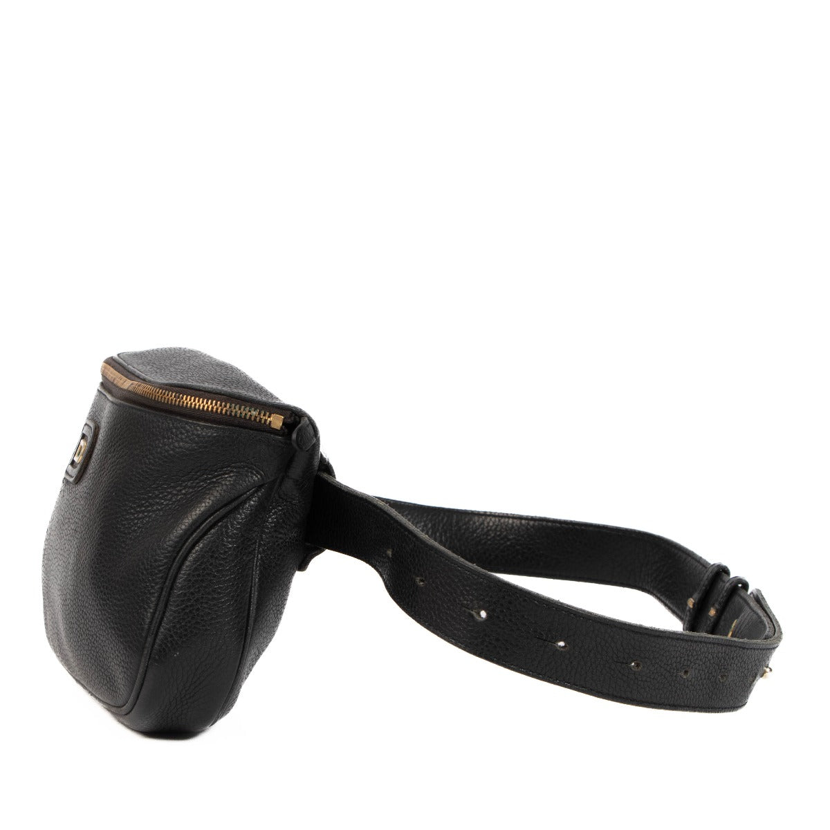 Delvaux Black Trotteur Evasion Belt Bag
