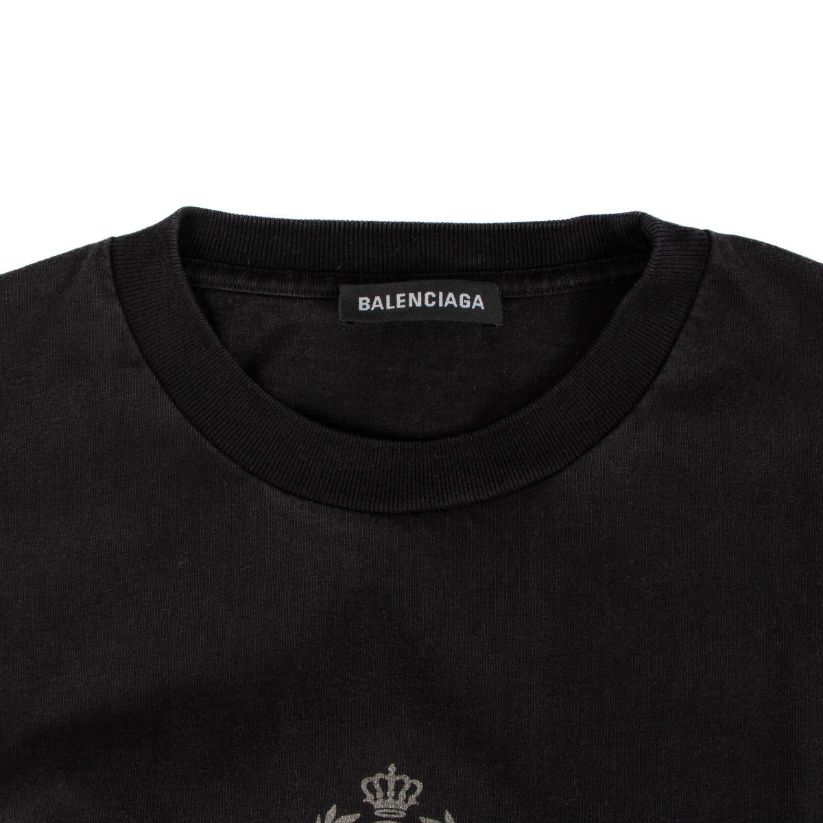 T-shirt noir Balenciaga à logo - taille S