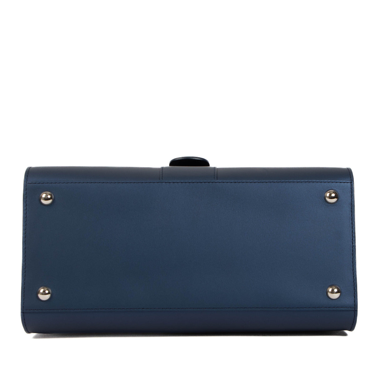 Delvaux Brillant MM en satin bleu comète