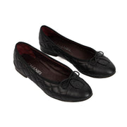 Chanel Black Quilted Lambskin Ballet Flats