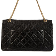 Chanel Black Maxi 2.55 Reissue Shoulder Bag aan de beste prijs bij Labellov tweedehands luxe