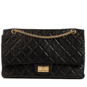 Chanel Black Maxi 2.55 Reissue Shoulder Bag for the best price at Labellov secondhand luxury in Antwerp.