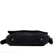 Shop safe online at labellov in Antwerp, Brussels and Knokke this 100% authentic second hand Delvaux Navy Blue Nubuck Crossbody