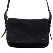 Shop safe online at labellov in Antwerp, Brussels and Knokke this 100% authentic second hand Delvaux Navy Blue Nubuck Crossbody