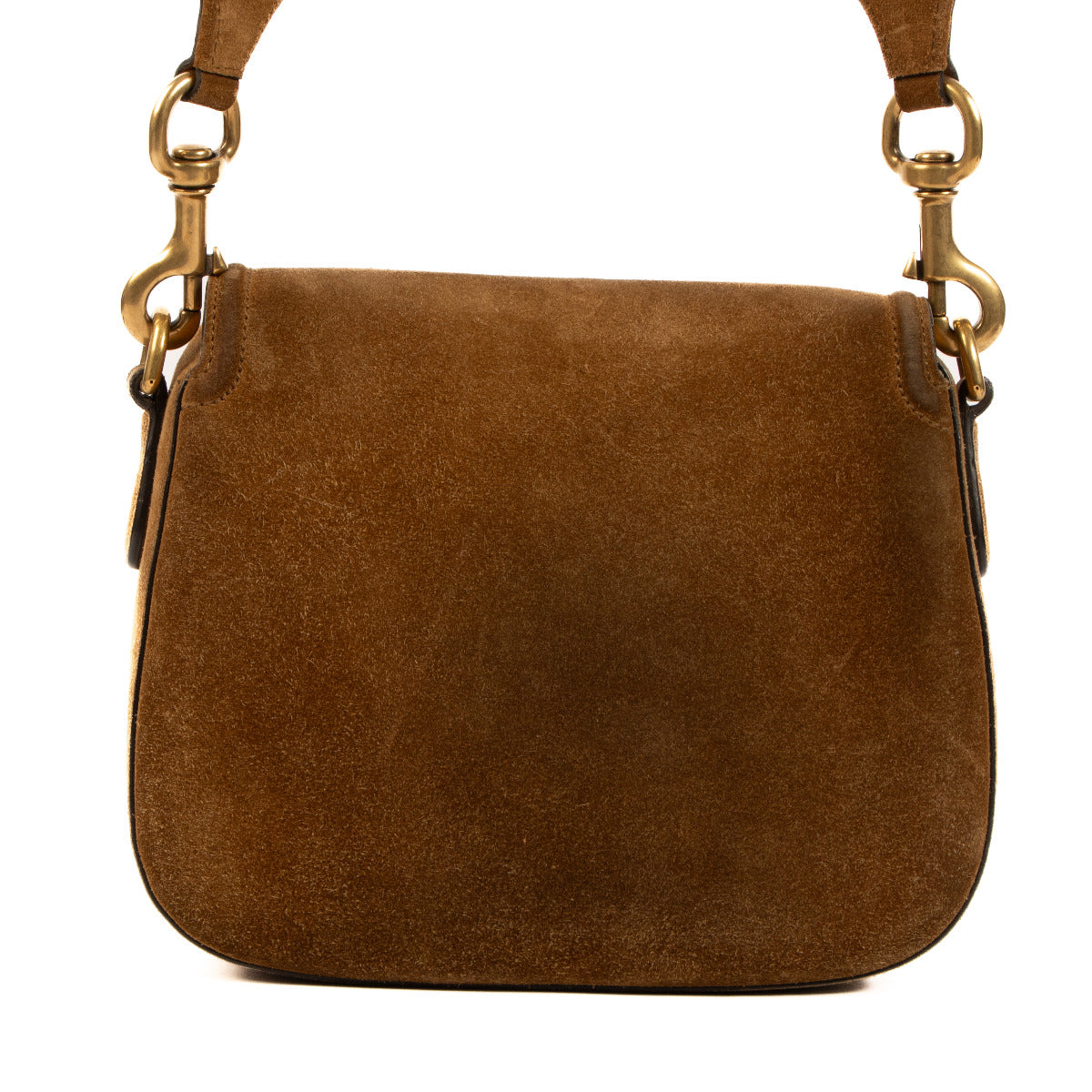 Gucci Suède Leren Lady Web Crossbodytas