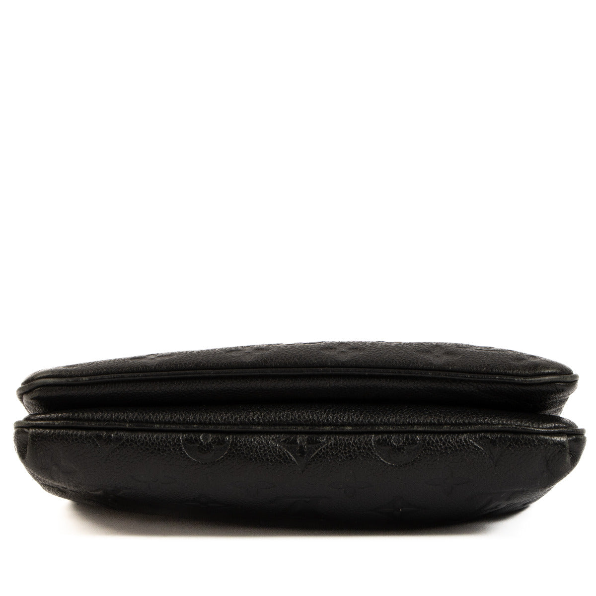 Louis Vuitton Zwarte Monogram Empreinte Leren Twice Crossbody Tas
