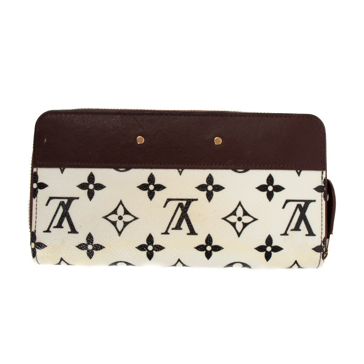 Louis Vuitton Calfskin/Monogram Gamma Zippy Wallet