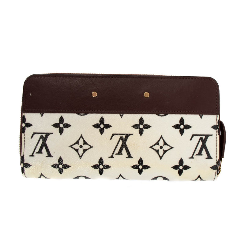 Louis Vuitton Calfskin/Monogram Gamma Zippy Wallet