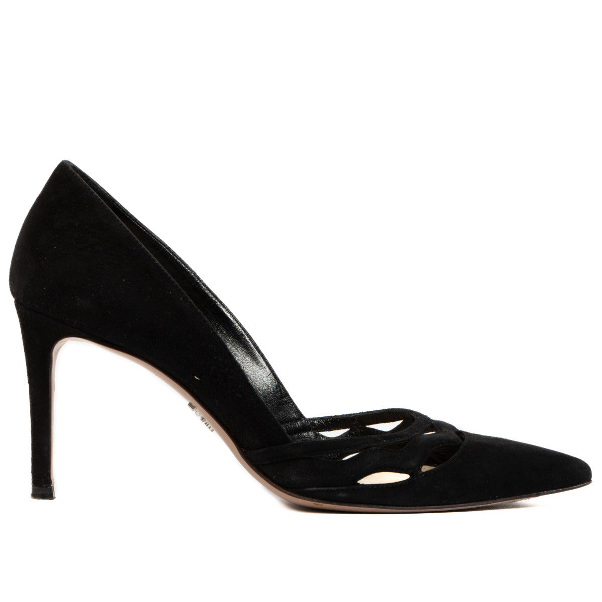 Prada Black Suede Pumps - size 37