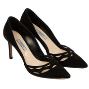 Prada Black Suede Pumps - size 37