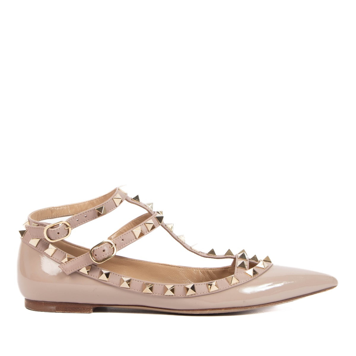 Shop 100% authentic second-hand Valentino Garavani Rockstud Flats on Labellov.com