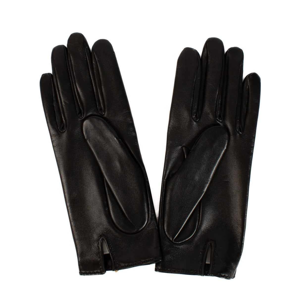 Hermès Black Soya Gloves - Size 75