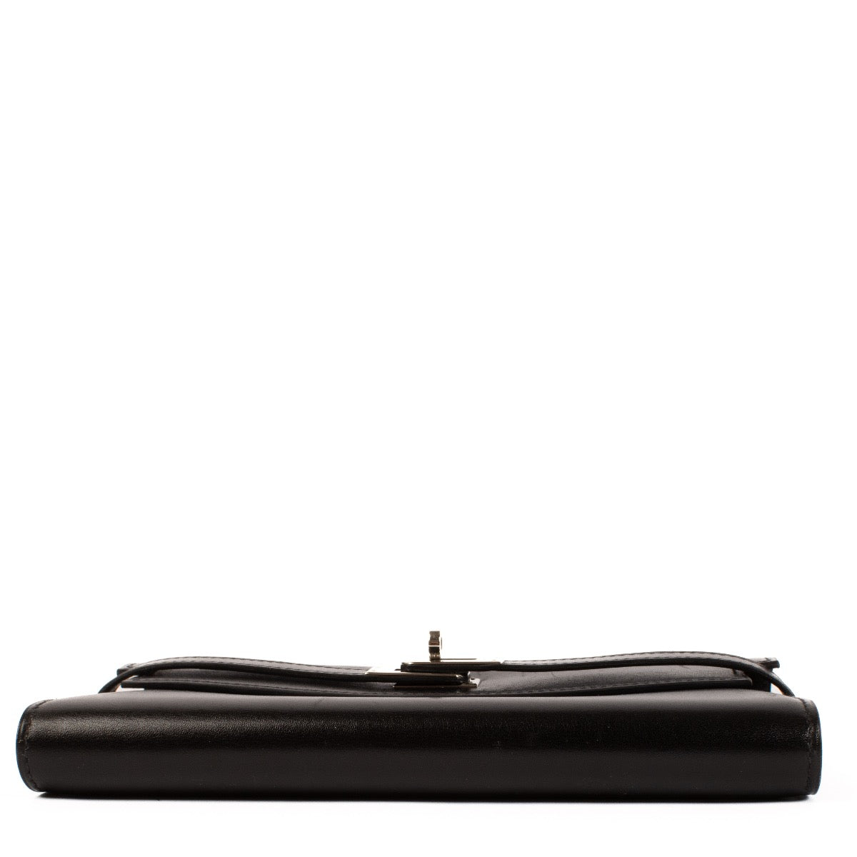 Shop safe online at Labellov in Antwerp, Brussels and Knokke this 100% authentic second hand Hermes Black Box Kelly Classique Wallet PHW