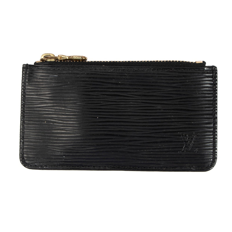 shop 100% authentic second hand Louis Vuitton Black Epi Key Pouch on Labellov.com