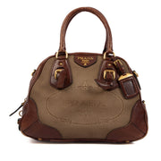 shop 100% authentic second hand Prada Brown Top handle on Labellov.com