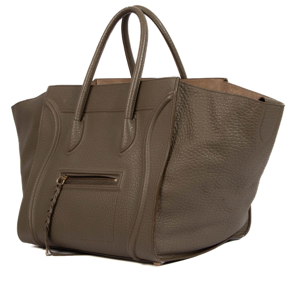 Celine Taupe Medium Luggage Phantom Bag, Celine Medium Luggage Phantom Bag, Celine Luggage Phantom Bag, Celine Phantom Bag, Celine Luggage Bag, Celine, Celine Paris, Preloved, Labellov, Antwerp,