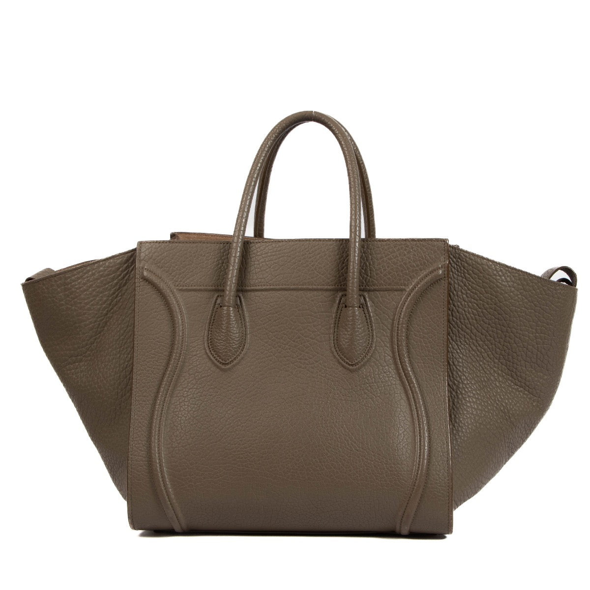 Celine Taupe Medium Luggage Phantom Bag, Celine Medium Luggage Phantom Bag, Celine Luggage Phantom Bag, Celine Phantom Bag, Celine Luggage Bag, Celine, Celine Paris, Preloved, Labellov, Antwerp,