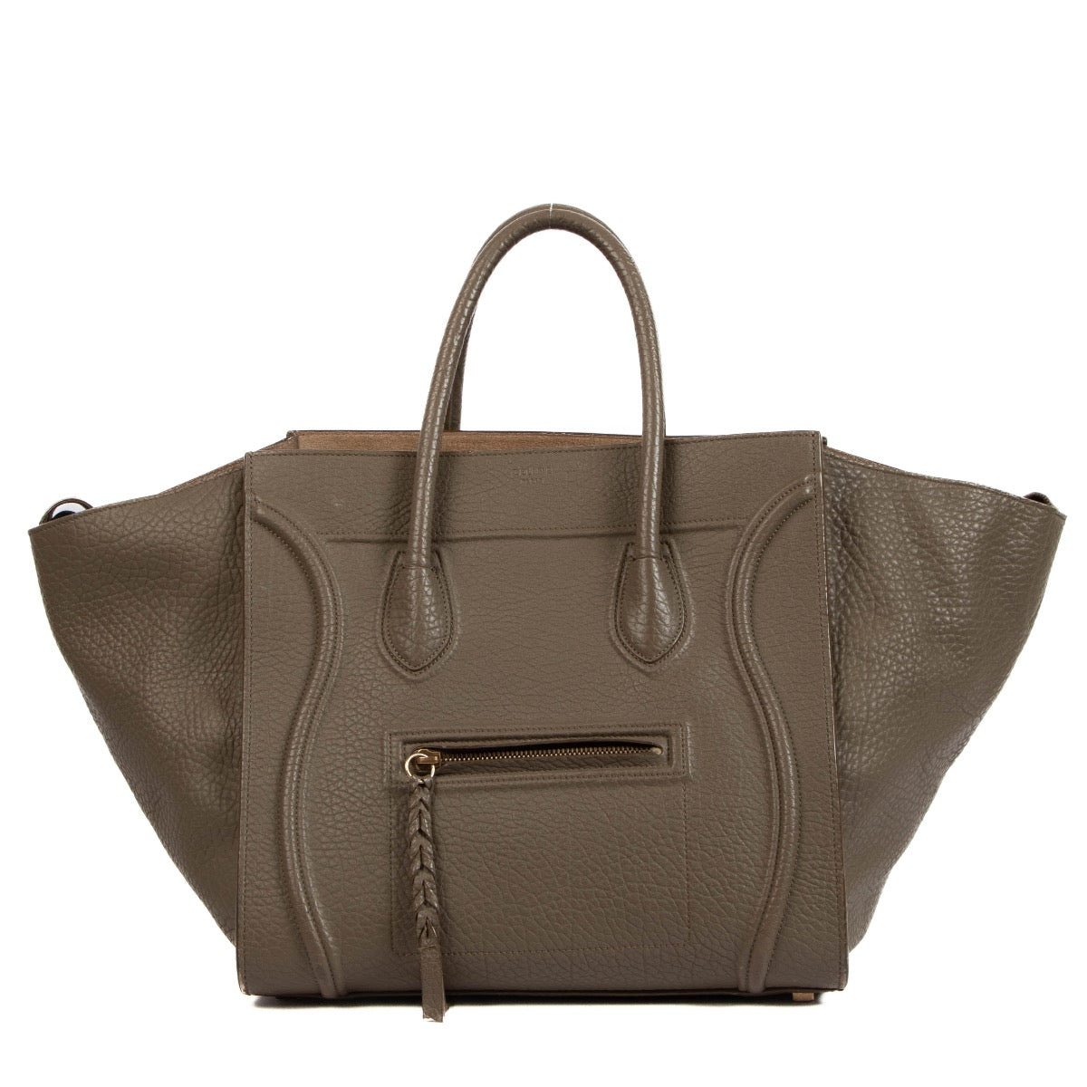 Celine Taupe Medium Luggage Phantom Bag, Celine Medium Luggage Phantom Bag, Celine Luggage Phantom Bag, Celine Phantom Bag, Celine Luggage Bag, Celine, Celine Paris, Preloved, Labellov, Antwerp,