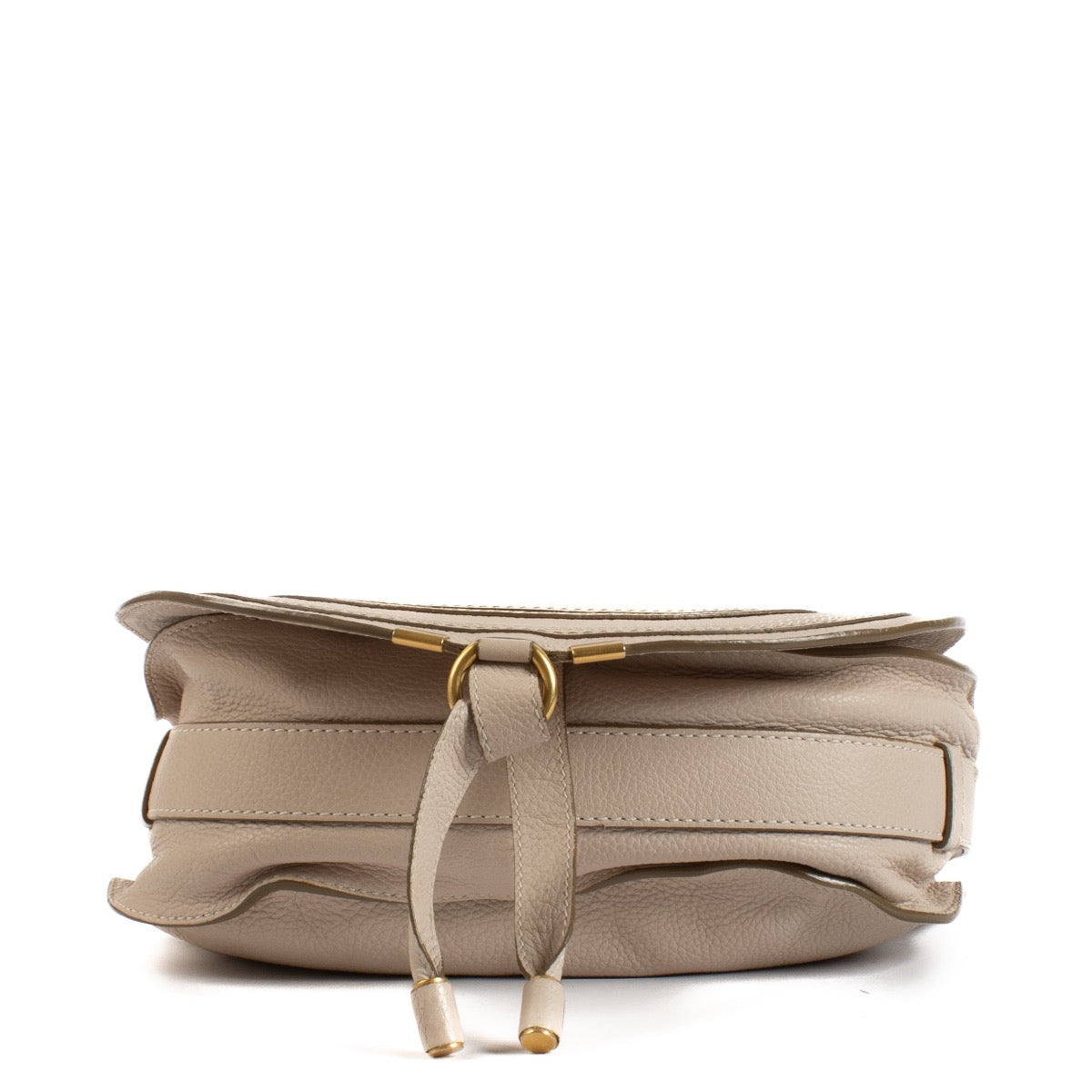 shop 100% authentic second hand Chloé Cement Pink Leather Marcie Medium Saddle Bag on Labellov.com