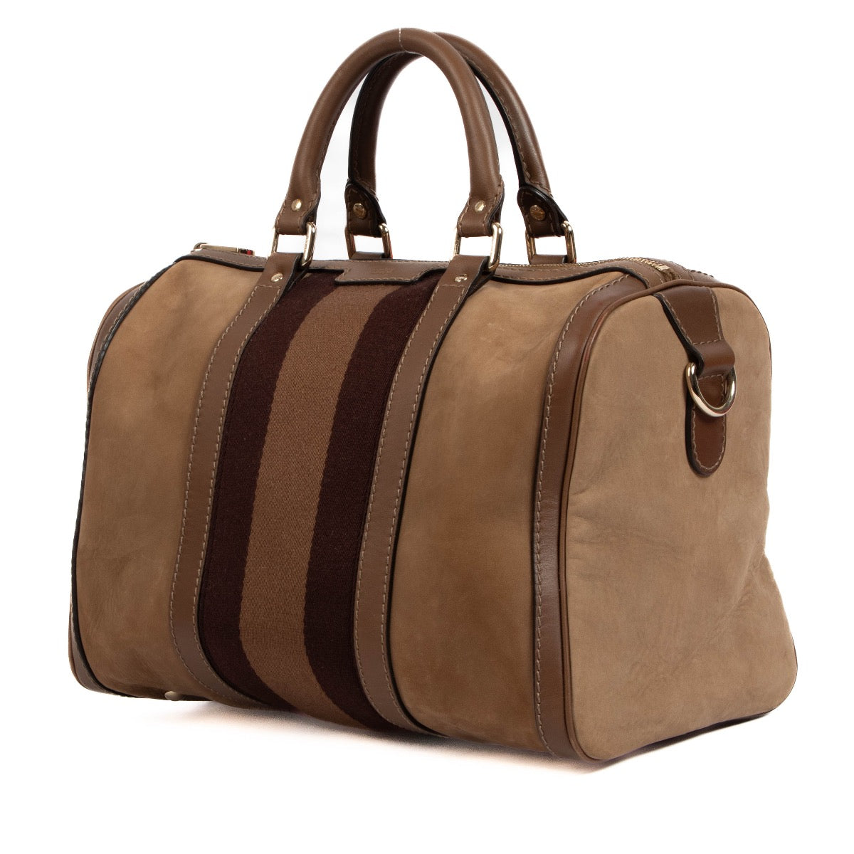 Gucci Brown Vintage Web Boston Top Handle, Gucci Vintage Web Boston Top Handle, Gucci Vintage Web Boston, Gucci Boston, Gucci striped, Gucci handbag, Gucci Web Boston, Gucci, Preloved, Labellov, Antwerp, Knokke, Brussels
