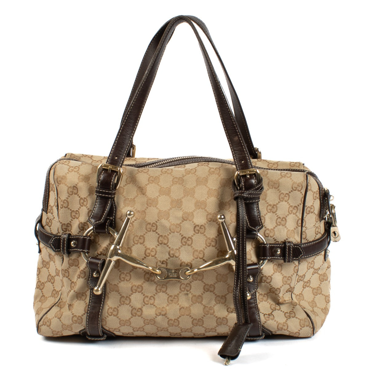 Shop 100% authentic secondhand Gucci Monogram 85th Anniversary Boston Tote Bag on Labellov.com