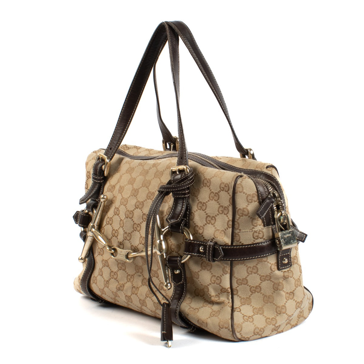 Shop 100% authentic secondhand Gucci Monogram 85th Anniversary Boston Tote Bag on Labellov.com