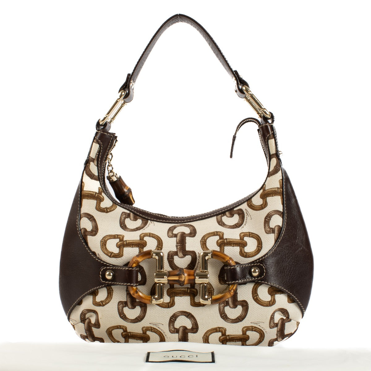 Shop 100% authentic secondhand Gucci Horsebit Canvas Small Hobo Bag on Labellov.com