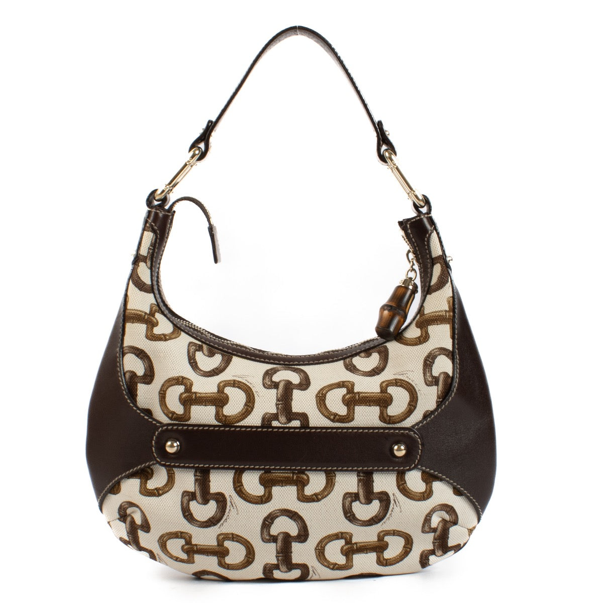 Shop 100% authentic secondhand Gucci Horsebit Canvas Small Hobo Bag on Labellov.com